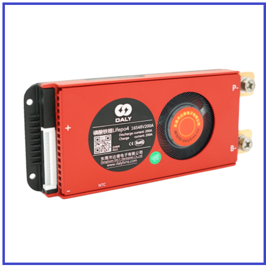 BMS плата DaLy LiFePO4 48V 16S 100/200A