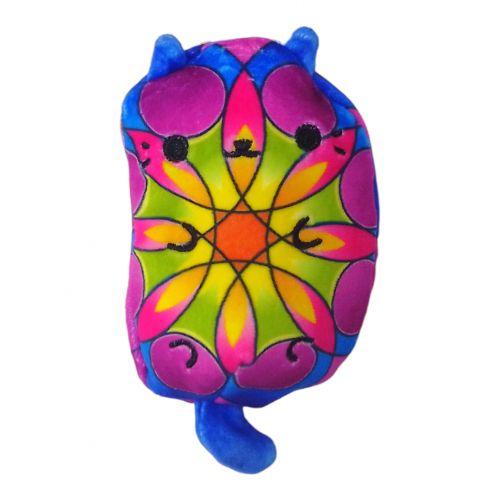 М’яка іграшка "Cats Vs Pickles - Веселі котики та огірочки" синій з малюнком, фото 1