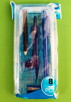 Канц Готовальня ”JO” /133902/ 8пред. футляр (1/12), фото 1