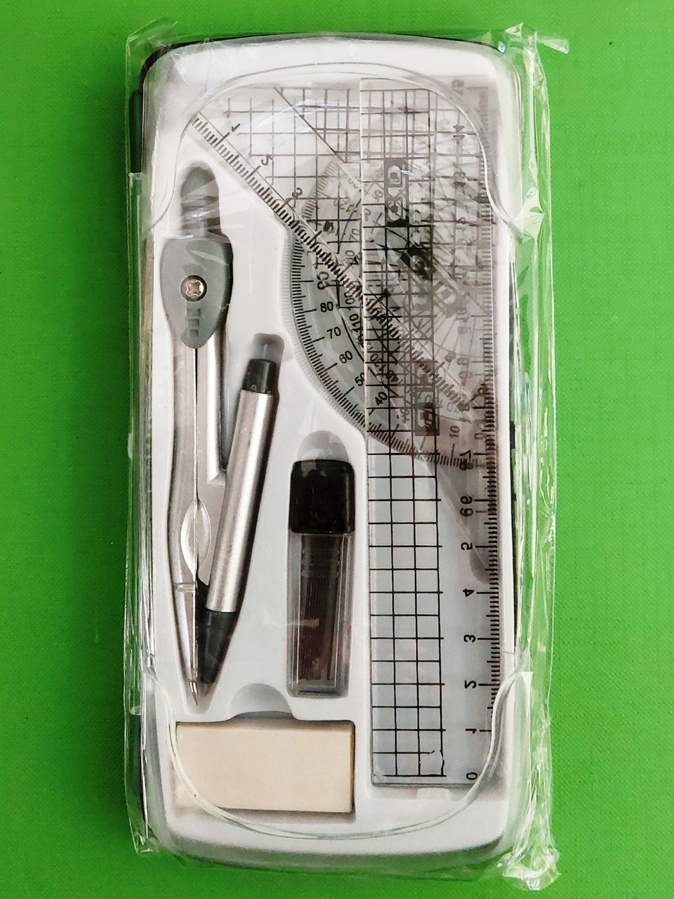 Канц Готовальня ”JO” /715_/ в футлярі, 7 предметів, мікс (1/12)