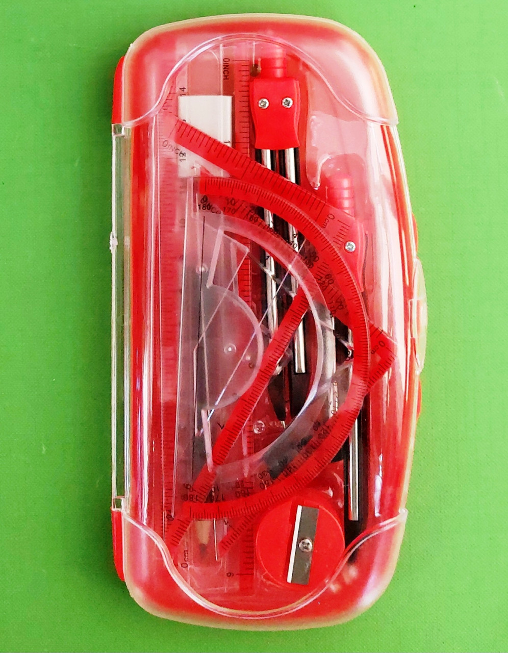 Канц Готовальня ”JO” /M-970А/ 9 предм. футляр (1/12/144)