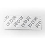 Емблема напис TSI для Volkswagen червона з хромом 80х26 мм (на скотчі) 1K9853675C, фото 3