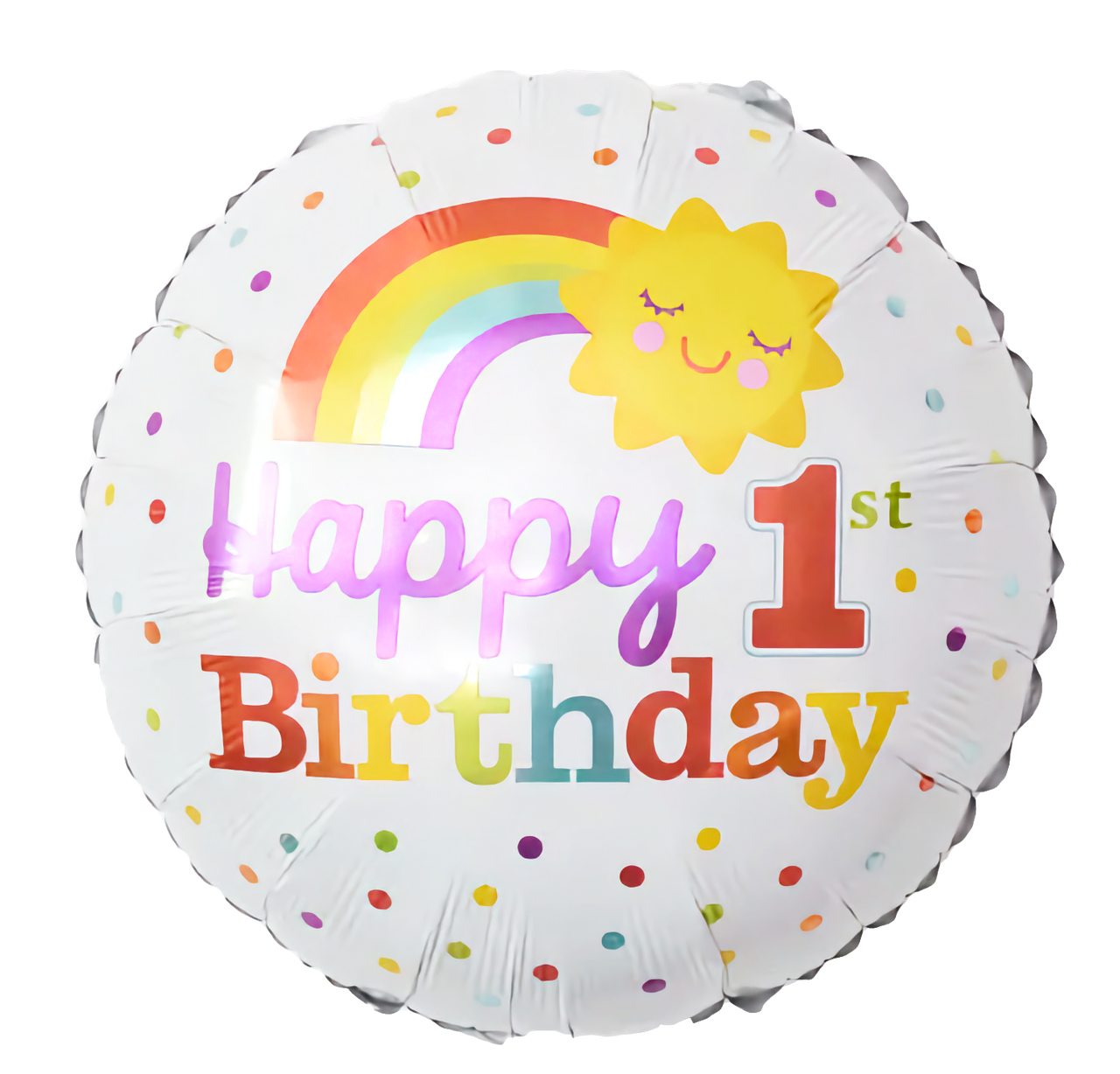 Фольгована куля Happy 1-st Birthday 18" 45 см