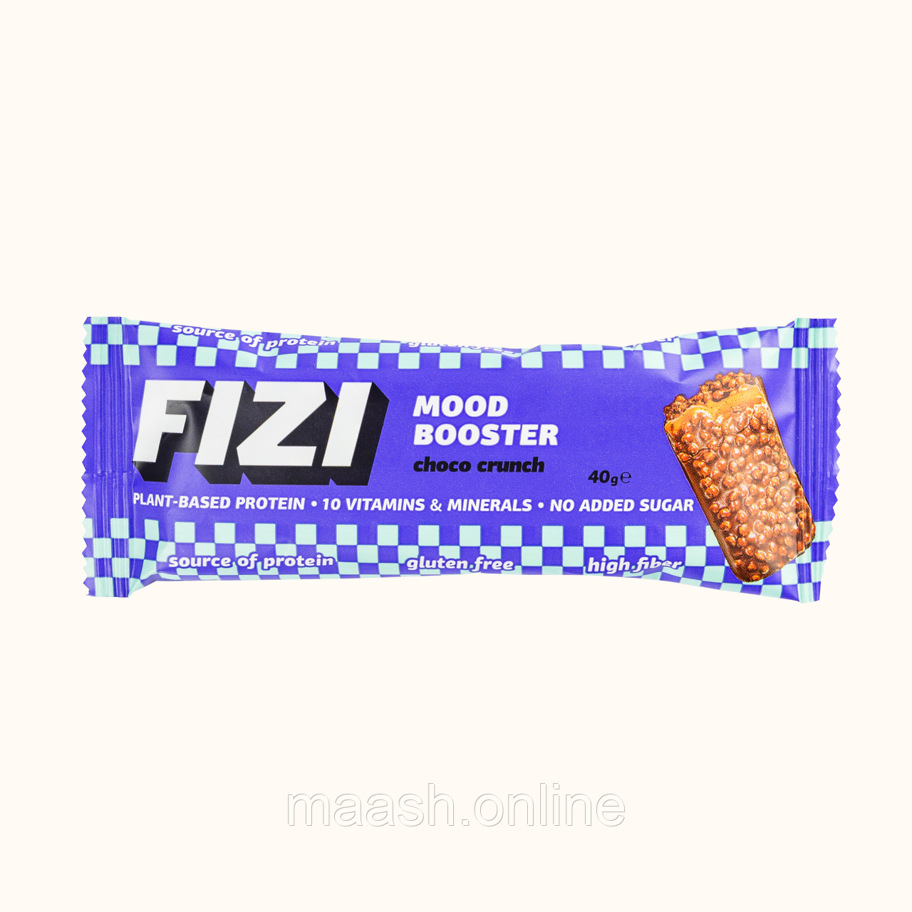 Батончик шоколадний Choco Crunch Шоколадний кранч FIZI,40г