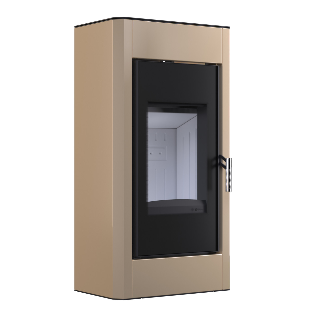 Сталева піч BOKAR Aston CALOR ST 4380 ( 9,0 кв ) White ceramatex