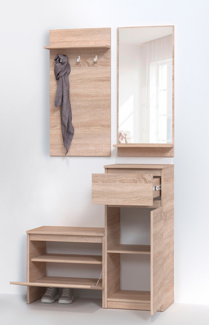 Передпокій Мастер Форм Брайтон Дуб сонома (95х37,6х200 см), фото 1