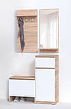 Передпокій Мастер Форм Брайтон Дуб сонома + білий (95х37,6х200 см), фото 5