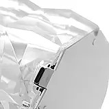 Кришталева настільна лампа Ромб Rgb Crystal Rose, 4 режими сенсорне керування USB, фото 4