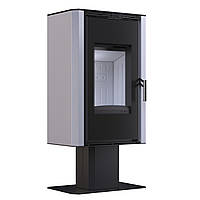 Сталева піч BOKAR Aston CALOR FD 4380 ( 9,0 кв ) white ceramatex, фото 3