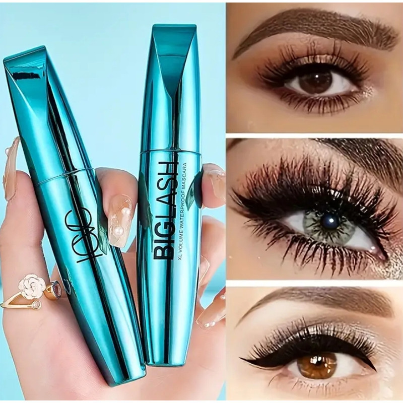 Водостійка туш для вій Makeup Revolution London Big Lash, 8 мл чорна