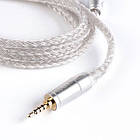 ⇒ Kbear 16 Core Silver Plated Copper (Jack 3.5 C-pin) – 16-ти жильний мідний посрібнений кабель для навушників, фото 2