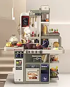 Дитяча інтерактивна кухня з посудом та продуктами LIMO TOY 88 предметів, 93 см