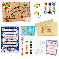 Різдвяний адвент-календар із завданнями гра настільна ТМ STRATEG арт.30297, фото 2