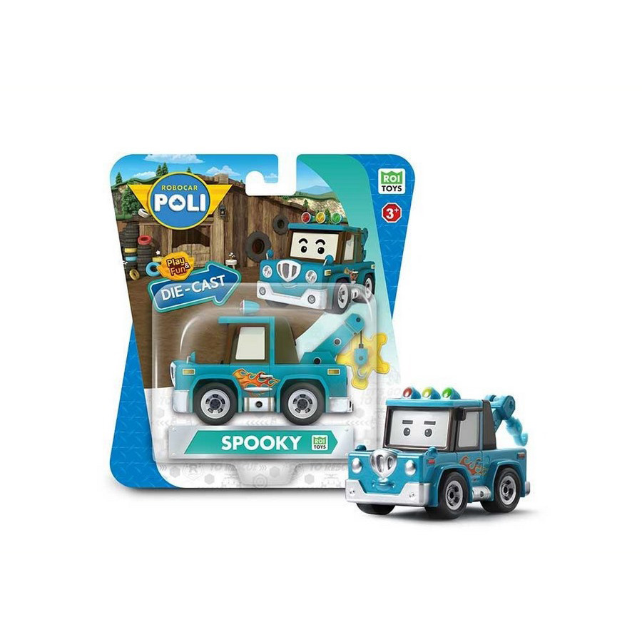 Дитяча іграшкова машинка "Робокар СПУКІ Die Cast" Roi Visual MRT-0611, Toyman