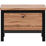 Набір меблів в передпокій Gerbor Чос N9963 Дуб Тахо + Чорний 117х39х188 см, фото 3