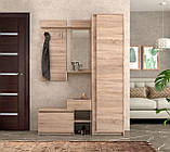 Передпокій з шафою Компанит Брайтон Дуб сонома (142х37,6х200 см), фото 2