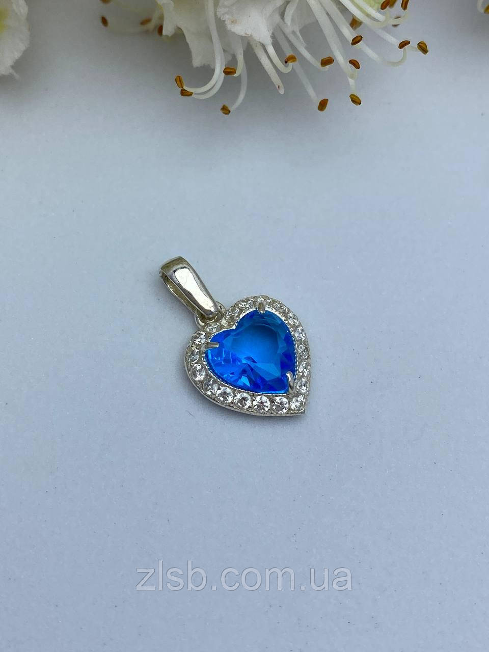 Срібний кулон Титаник Сердце океана  014кул, фото 1
