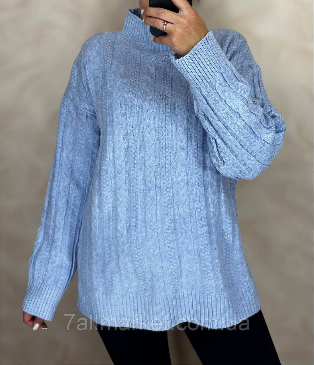 Светр жіночий, молодіжний розмір 50-54 (6 кв) "PULSE" недорого від прямого постачальника, фото 1