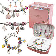 Набір прикрас  для дітей Пандора 12 основ браслетів