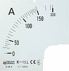 Шкала 150/5А до амперметра А-96-6