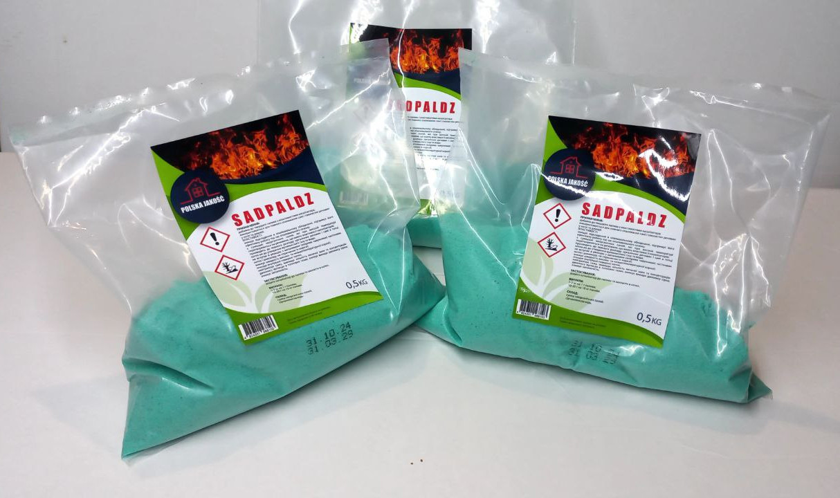 (0,5кг)Очищувач для котла та димоходу SADPALDZ (Польща) - фото 1 - id-p2406003859