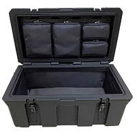 Ящик експедиційний з органайзером 70х40х35 см 60 л Чорний