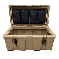 Ящик експедиційний з органайзером 70х40х35 см 60 л Пісок