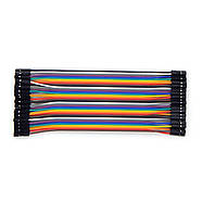 Дроти з'єднувальні різнокольорові «Мама-Мама» 15 см Arduino для макетної плати 40 шт., фото 4