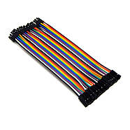 Дроти з'єднувальні різнокольорові «Мама-Мама» 15 см Arduino для макетної плати 40 шт., фото 5