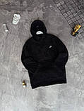 Чоловіча махрова худі Nike M2165 чорна, фото 5