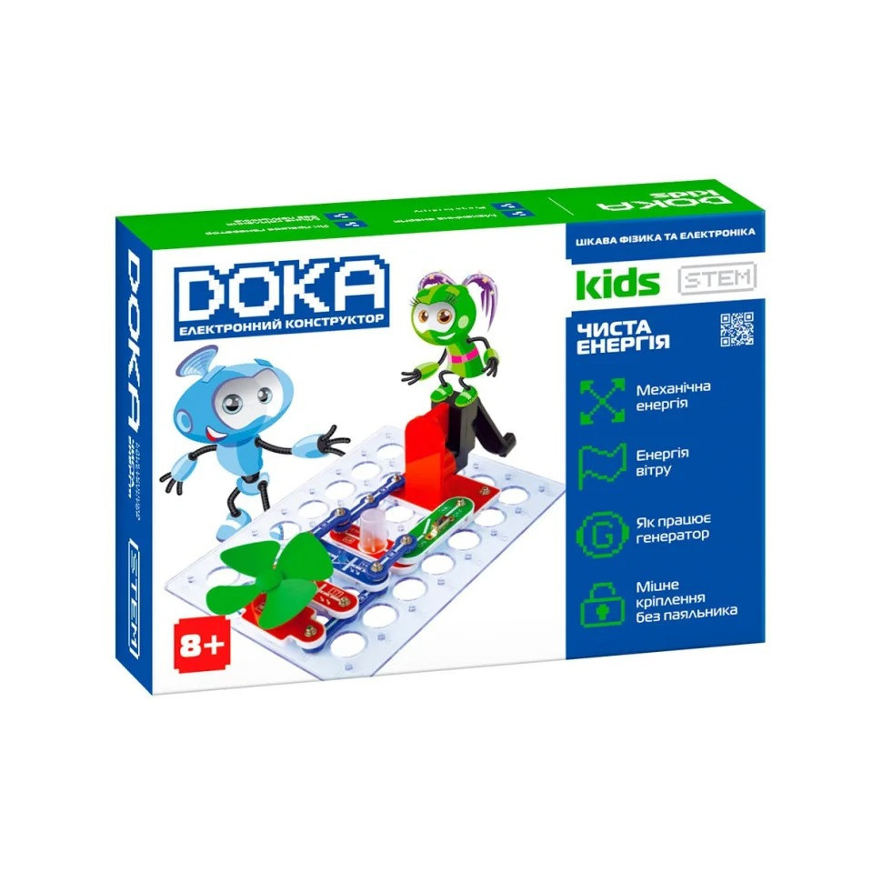 Электронный Конструктор "чистая Энергия" Doka Toyvoo Електронний Конструктор "чиста Енергія" Doka - фото 1 - id-p2406121820