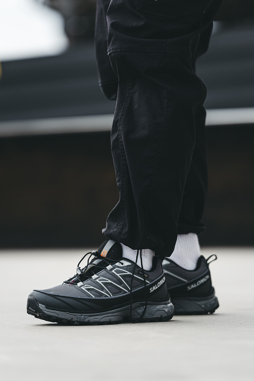 Зимові Чоловічі Кросівки Salomon XT-6 Expanse Winter Grey Black Gore-Tex | сірі з чорними вставками, водостійкі, утеплені, 41-46