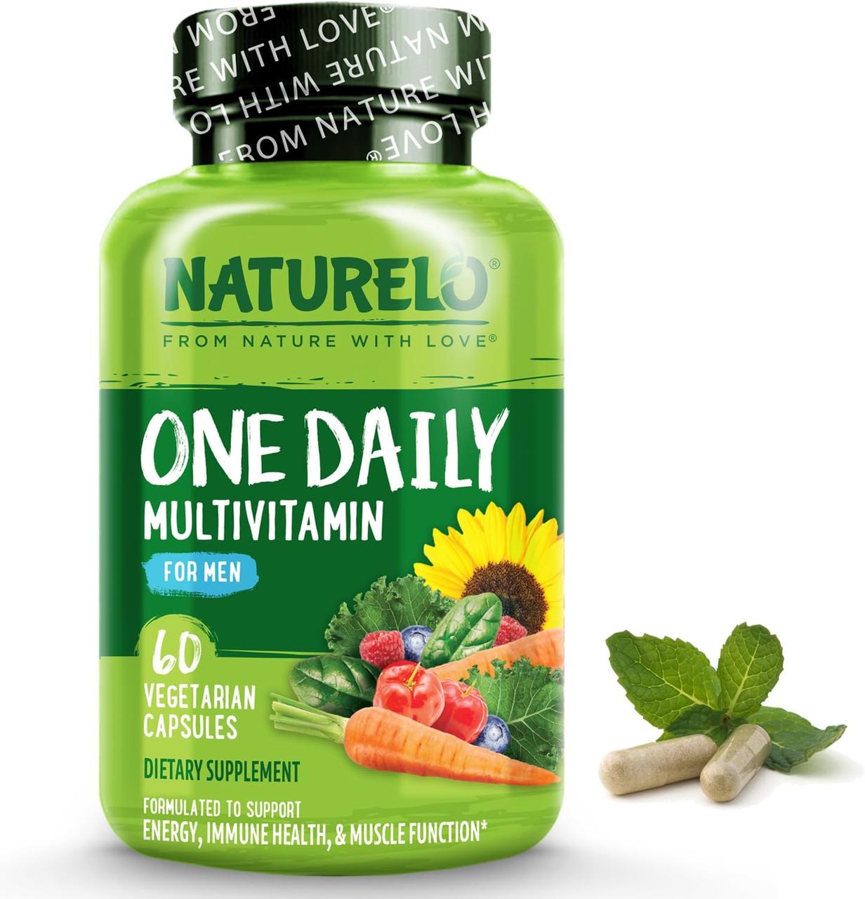 Naturelo One Daily Multivitamin For Men 60 капсул
