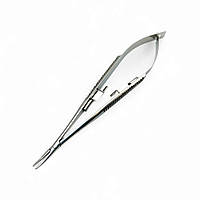 Голкотримач Castroviejo (Кастров'єхо), зігнутий Tisson Medical. Довжина 14 см