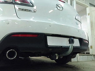 Фаркоп Mazda 3 BL 2009-2013 (Мазда 3 BL) без підрізу бампера, фото 3