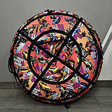 Тюбінг 100см з камерою ( ватрушка, надувні сані, шайба, таблетка для снігу), фото 7