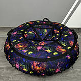 Тюбінг 100см з камерою ( ватрушка, надувні сані, шайба, таблетка для снігу), фото 7