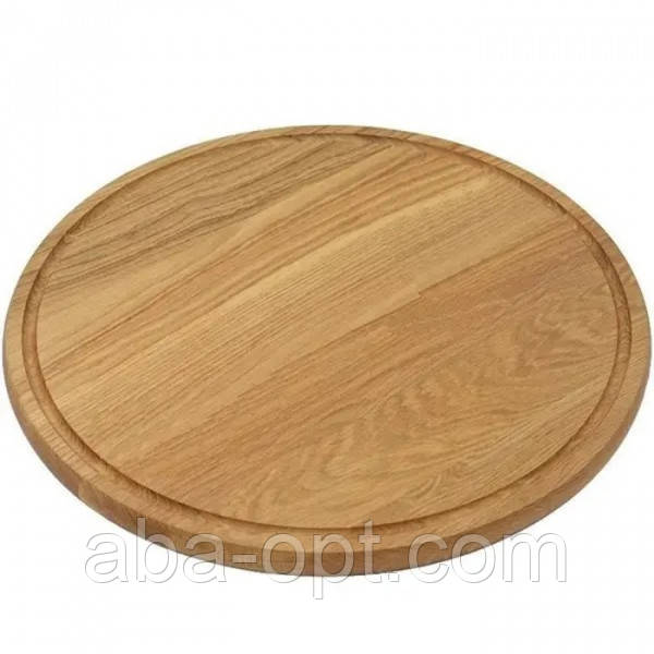 Дошка дерев'яна сервірувальна ⌀ 32 см Вуд ( шт ), фото 1