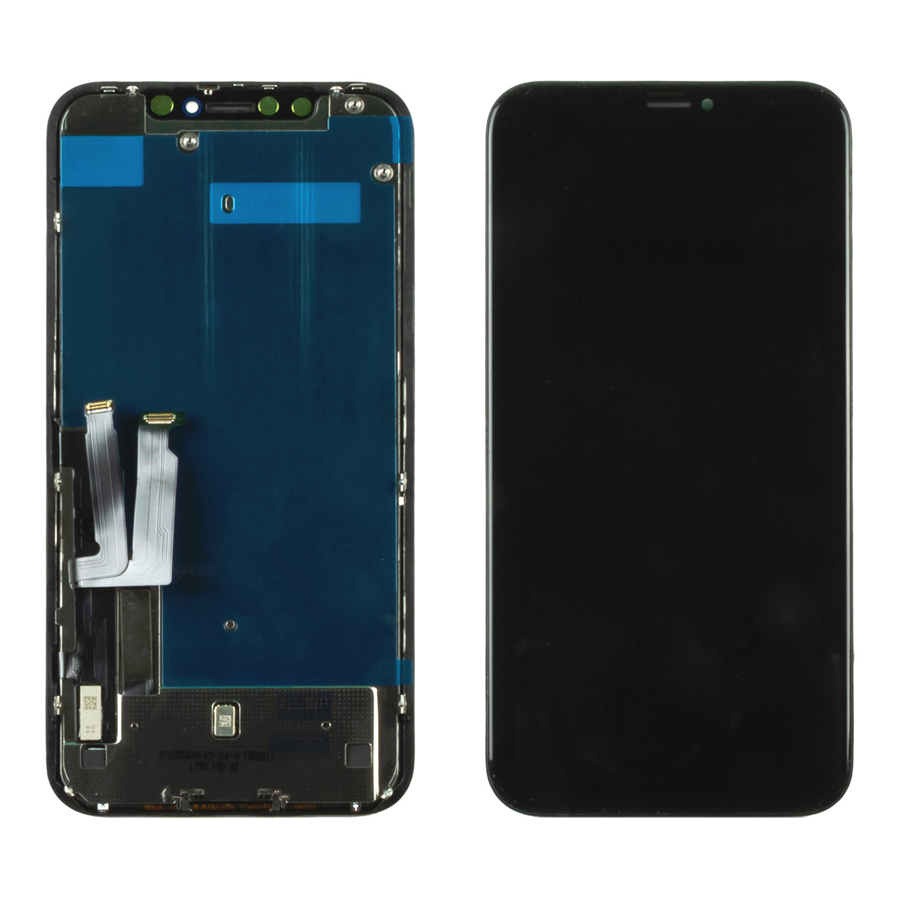 Дисплей APPLE iPhone XR (IPS) (IN CELL) (FHD) (ZY) із чорним тачскрином