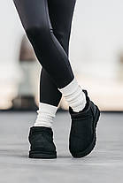 Зимові Черевики UGG Classic Ultra Mini Black / УГГ Класик Ультра Міні Чорні, фото 6