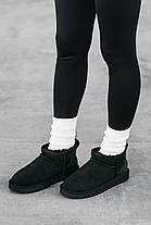 Зимові Черевики UGG Classic Ultra Mini Black / УГГ Класик Ультра Міні Чорні, фото 5
