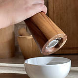 Набір дерев'яних млинків для спецій перцю та солі Ruhhy 24650 Польща, фото 3