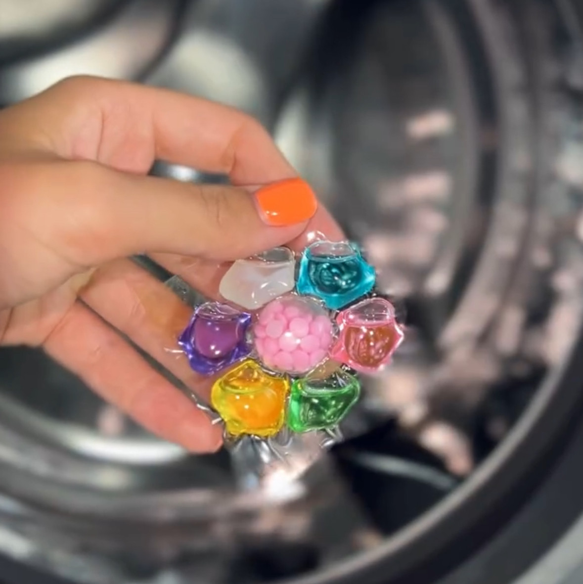 Капсули для прання білизни квіточка 7в1 Laundry Pods поштучно, фото 1
