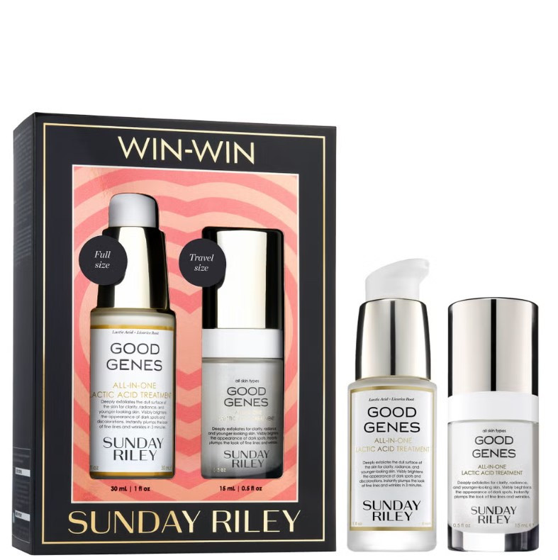 Набір Sunday Riley Win-Win (сироватка Good Genes Lactic Acid 30 мл + 15 мл), фото 1