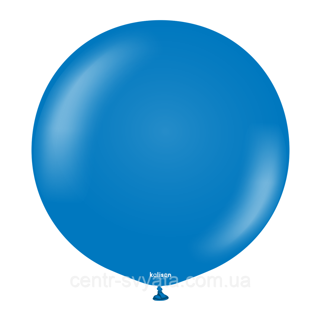 Латексна кулька Kalisan 36"(90 см) Standard Blue | Пастель синій