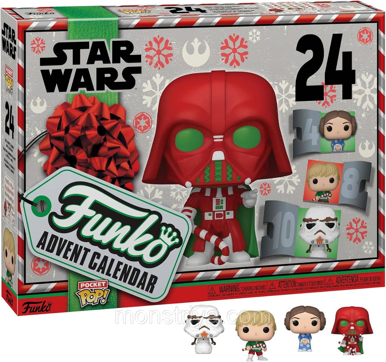 Ігровий набір Funko Pop! Advent Calendar Star Wars Різдвяний Адвент-календар Зоряні війни