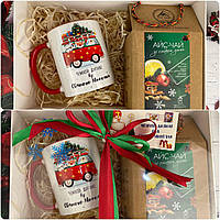 Подарунковий набір чемній дитині від Св. Миколая №4 (чашка+чай)