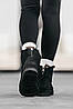 Зимові Жіночі Черевики UGG Classic Mini Zip Black / УГГ Класік Міні Зіп Чорні, фото 7