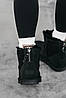 Зимові Жіночі Черевики UGG Classic Mini Zip Black / УГГ Класік Міні Зіп Чорні, фото 6