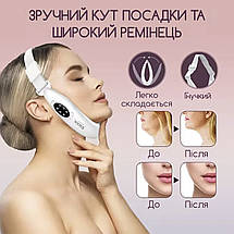 Мікрострумовий масажер для підборіддя Slim Face MC-80 для підтяжки другого підборіддя 5 режимів білий, фото 4